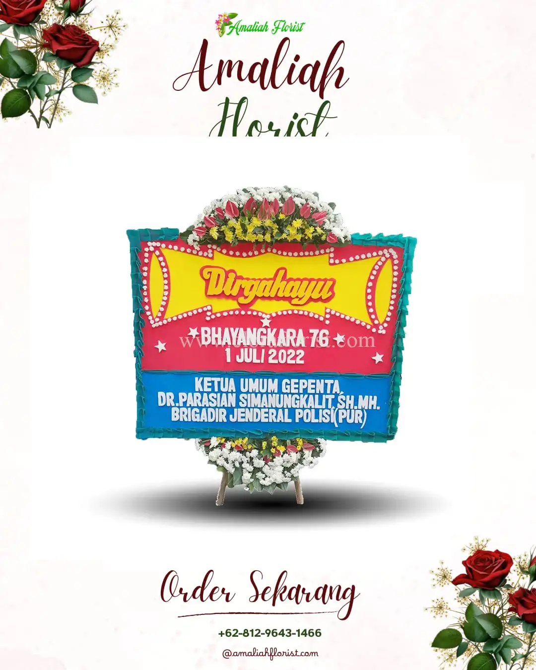 Papan Bunga HUT Ulang Tahun Peusangan Selatan
